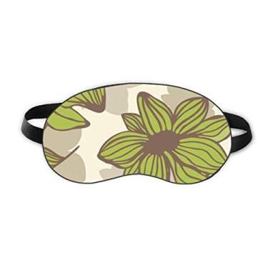 Imagem de Capa para sombra noturna macia para dormir com tinta verde marrom