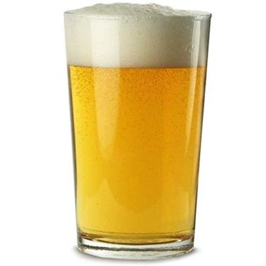 Imagem de Duralex Copo de Cerveja Francês, Vidro, Tamanho Grande, 560 ml/590 ml/20 onças, Conjunto de 2, Resistente a Quebras e Lascados