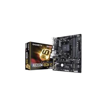 Placa-Mãe Gigabyte GA-AB350M-DS3H V2, AMD AM4, mATX, DDR4