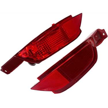 Imagem de 2Pçs Cauda Traseira Pára-choque Refletor Lâmpada Luz De Freio Luzes De Nevoeiro Direita Esquerda Para Ford Fiesta Mk7 2008-2014