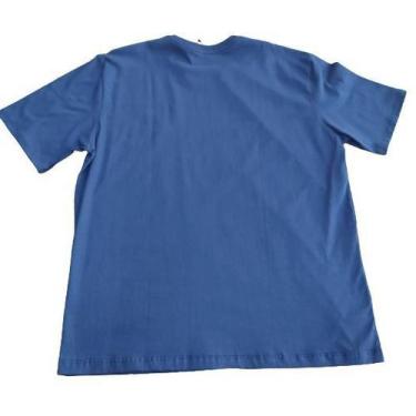 Imagem de Camiseta Masculina Basic Azul Wrangler   Tamanho: Gg