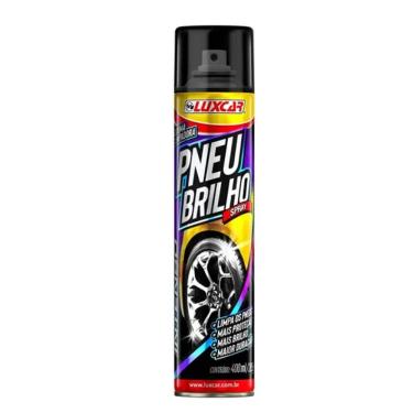 Imagem de Pretinho Pneu Spray Luxcar Brilho E Protecao Por Mais Tempo