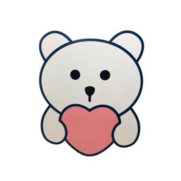 Imagem de Luminária de infantil ursinho love