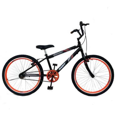 Imagem de Bicicleta Aro 24 Masculina Juvenil/Infantil Rebaixada Rodas Alumínio A