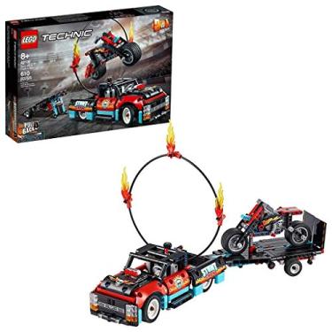 Imagem de 42106 Lego Technic - Motocicleta E Caminhão De Acrobacias