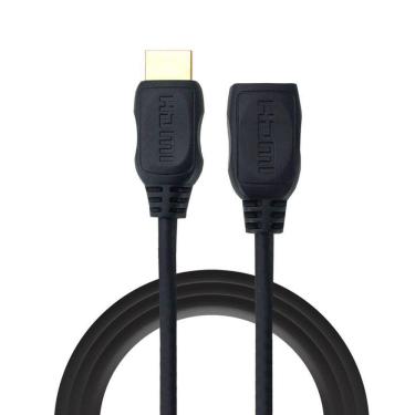 Imagem de Cabo Extensor HDMI PIX 4K HDR 19P 30AWG 2M Macho x HDMI Fêmea 2.0
