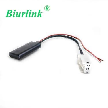 Imagem de Biurlink-módulo bluetooth para carro  adaptador de áudio sem fio  cabo aux-in  para peugeot 308
