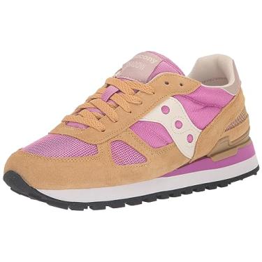 Imagem de Saucony Tênis feminino Shadow Original, Bege/rosa, 34