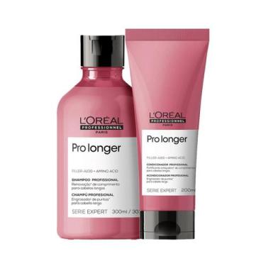 Imagem de Kit Shampoo 300ml E Condicionador 200ml Pro Longer - L'oréal - L'oreal