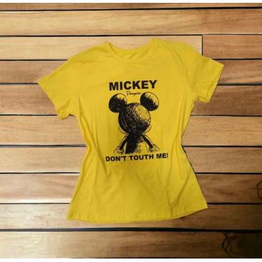 Imagem de T-Shirt Basica Mickey Amarela - Flores Moda