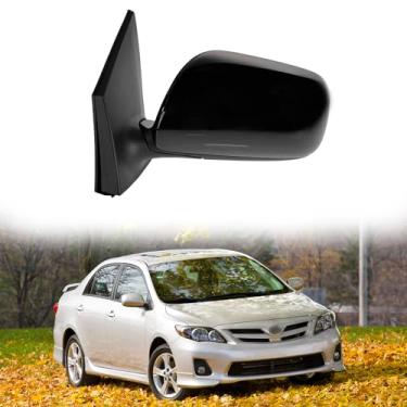 Imagem de Espelho lateral do motorista adequado para Toyota Corolla 2009 2010 2011 2012 2013 Conjunto de espelho retrovisor lateral para Toyota Corolla Acessórios Dobráveis elétricos, aquecimento