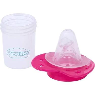 Imagem de Dosador Remédio Medicamento Bebê Silicone Pimpolho Enxoval (Rosa)