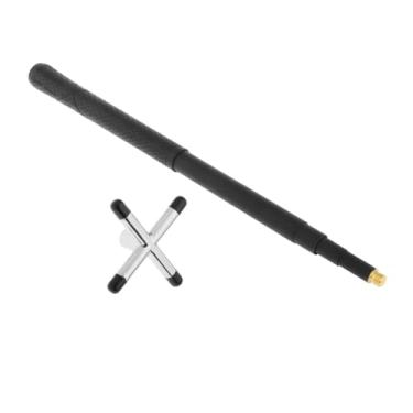 Imagem de Colaxi Ponte telescópica para tacos de bilhar, ponte para taco de bilhar com cabeça de ponte removível para mesa de sinuca, acessórios para prática de jogos, Cabeça Cruzada com Pé