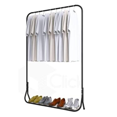 Imagem de Arara Cabideiro Organizador De Roupas Portatil Para Camisas Bolsas