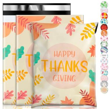 Imagem de Oududianzi Envelopes de poliéster 25 x 30 cm, pacote com 100 sacos de envio, envelopes modernos, sacos de embalagem de plástico, envelopes autoselados, sacos de poliéster para negócios, roupas (folha)