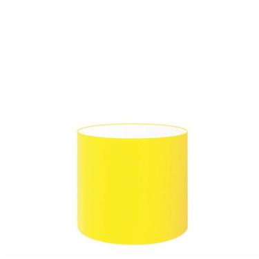 Imagem de Cúpula Abajur Cilíndrica Cp-8005 Ø18x18cm Amarelo