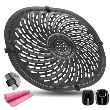 Imagem de Nvkwca Rack de fritadeira a ar de 7 litros para fritadeiras Gourmia GAF718 7QT/Gowise 7QT/PowerXL Vortex 7QT/Chefman 6,5 QT, bandeja de fritadeira a ar premium, grelha para fritadeira a ar de 7 litros