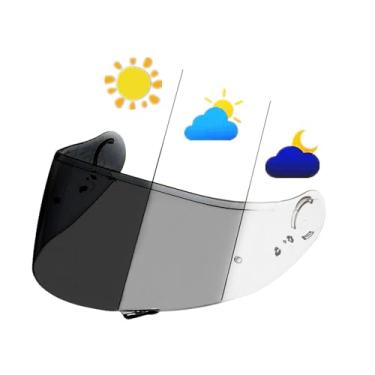 Imagem de BSTOP Protetor de viseira de capacete fotocromático para SHOEI GT Air1/2 Neotec CNS-1 TC-5/9 X14 Z7 CWR1 Xspirit Z8 X15 RF1400 CWR-F2 NXR1/2 (GT Clear)
