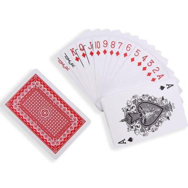 Imagem de Baralho 100% Plástico 2 Jogos Caixa Em Pvc Ck2744 Clink