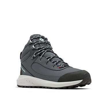Imagem de Columbia Tênis feminino Trailstorm Peak Mid para caminhada, Grafite/Icy Morn, 9