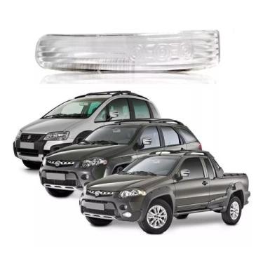 Imagem de Lente Do Pisca Seta Retrovisor Fiat Idea Strada Pálio Adventure Lado E