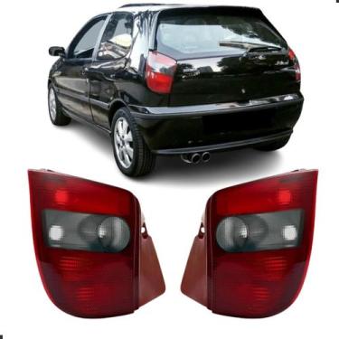Imagem de Par Lanterna Traseira Palio 1996 97 98 99 Fumê - Cofran / HT /JCV