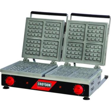 Imagem de Wafleira Dupla Croydon Mwqd Elétrica 8 Waffles, 220V