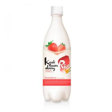 Imagem de Genérico Makgeolli sabor Morango Bebida Tradicional Coreana de Arroz Fermentado Coquete...