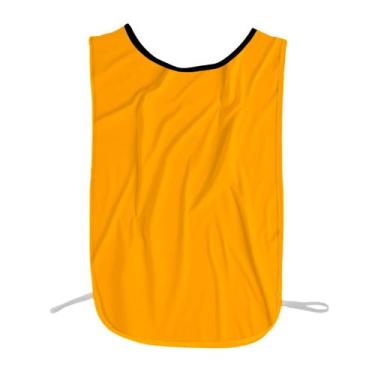 Imagem de Colete Infantil de Futebol Treino Jogo Simples 1 Fit, Amarelo