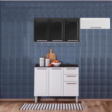 Imagem de Cozinha Itatiaia Luce 7 Portas Balcão 2 Gavetas Armário Aéreos 