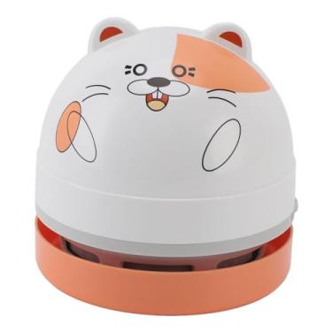 Imagem de Mini Aspirador de pó Portátil de Mesa, Aspirador de pó Portátil Compacto Com Escova para Limpeza de Teclado de Computador (Hamster)