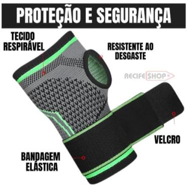 Imagem de Proteção Alívio Um Só Produto 1 und Munhequeira Elástica de Compressão