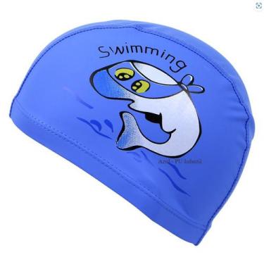Imagem de Touca Natação Infantil Profissional Impermeável Menino/Menina - Poolsy