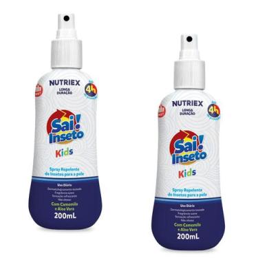 Imagem de Kit 2 Repelente Spray Sai Inseto Kids 200ml  - Nutriex