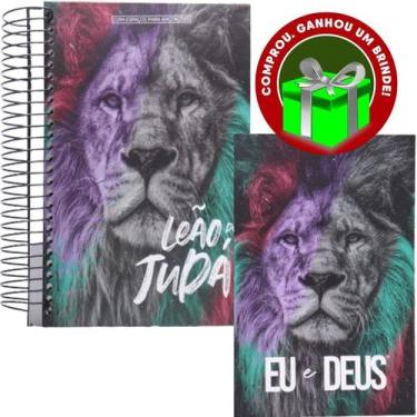 Imagem de Combo Bíblia Sagrada Anote a Palavra  Capa Dura  Leão de Judá  + Devoc