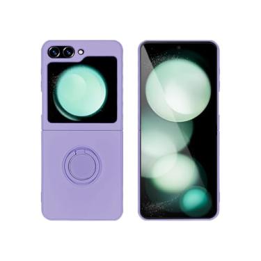 Imagem de Capa Capinha Case Com Anel Para Novo Galaxy Z Flip 6 (2024) (Lilás)