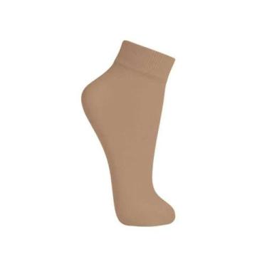 Imagem de Meia Lupo Soquete Fina Fio 20 Loba - Feminina, Po de arroz, U