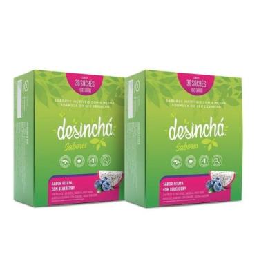 Imagem de Kit 02 Chás Desinchá Pitaya com Blueberry