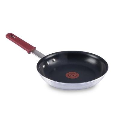 Imagem de T-fal Frigideira antiaderente escovada profissional VX3 com cabo de aço inoxidável 21 cm, seguro para grelhar no forno, 400F, panelas, frigideiras, restaurantes e negócios, certificado NSF e CBA,