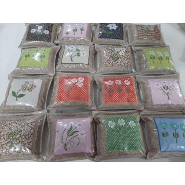 Imagem de Peso Para Porta Quadrado Bordado Plastificado 1 Unidade - Tropical