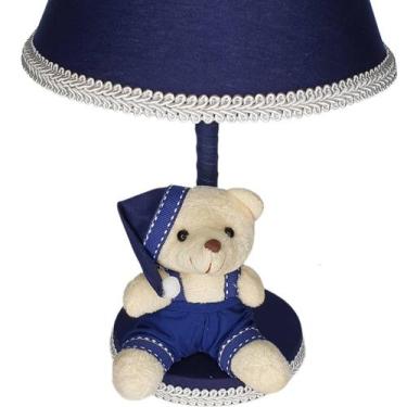 Imagem de Abajur Infantil Cabeceira Quarto Bebê Criança Urso Soneca - Erich Baby