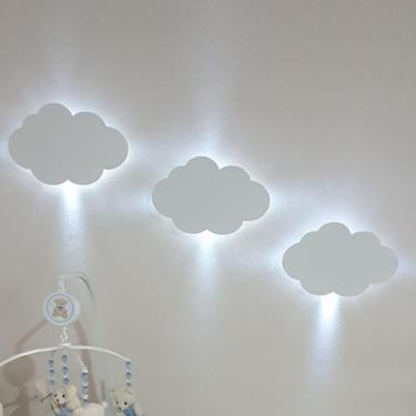 Imagem de Kit com Trio de Nuvens com Led - Erich Baby