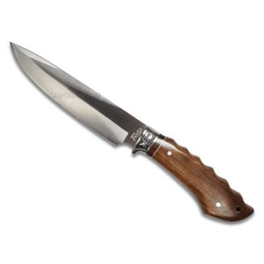 Imagem de Faca Esportiva Taue A3184 Full Tang Cabo Artesanal em Madeira e Metal 