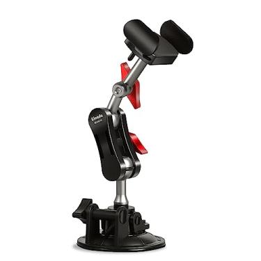 Imagem de CANFON Suporte de celular com ventosa para carro, suporte de telefone ajustável, suporte de telefone de rotação de 360° compatível com iPhone Samsung Galaxy, Google Pixel e mais, 4,5 a 7 polegadas