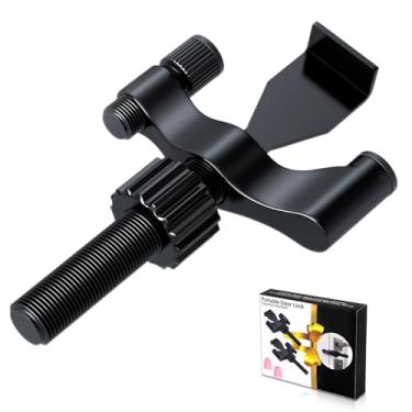 Imagem de MASJENBU 1 pacote com fechadura de porta portátil ajustável, fechaduras de porta de hotel para segurança de viajantes, evita entrada não autorizada, batentes de segurança para viagens, quartos,