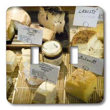 Imagem de 3dRose Interruptor duplo Alison Jones lsp_82043_2 Italy, Piedmont, La Morra, Cheese Cuisine Eu16 Ajn0036