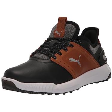 Imagem de Puma Golf NA Tênis masculino Ignite Elevate, Puma preto-empoeirado marrom, 7.5