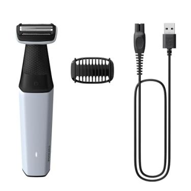 Imagem de Aparador e Raspador de Pelos para o Corpo Philips Bodygroom BG3007/01 Uso Seco e Molhado, à Prova d’água - Bivolt