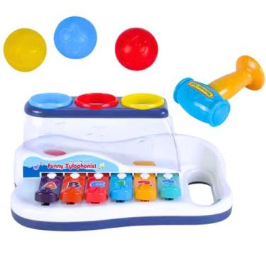 Imagem de  Xilofone Infantil Divertido Musical Com Acessórios -  Castela