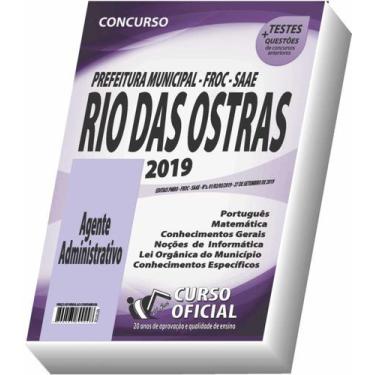 Imagem de Apostila Rio das Ostras - Agente Administrativo